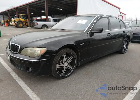 2006 BMW 750Li z USA, uszkodzony, nr VIN WBAHN83536DT25363